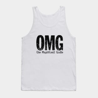 OMG: One Magnificent Goalie – funny ice hockey goalie Tank Top